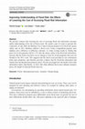 Research paper thumbnail of Improving Understanding of Flood Risk: the Effects of Lowering the Cost of Accessing Flood Risk Information