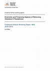 Research paper thumbnail of Economic and Financing Aspects of Removing Asbestos in Residences