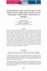 Research paper thumbnail of ‘Contested State-craft’ on the Frontiers of the Indian Nation: ‘Hills-Valley Divide’ and the Genealogy of Kuki Ethnic Nationalism in Manipur