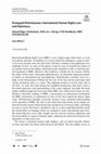 Research paper thumbnail of Kriangsak Kittichaisaree: International Human Rights Law and Diplomacy