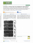 Research paper thumbnail of Correction to “Protein Paper from Exfoliated Eri Silk Nanofibers”