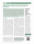 Research paper thumbnail of Potential dietary interventions for COVID-19 infection based on the gut-immune axis: An update review on bioactive component of macronutrients