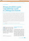 Research paper thumbnail of Közepes jövedelmi csapda vagy fejlettségi csapda és a költségvetési hatások