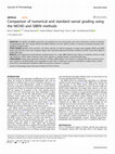 Research paper thumbnail of Comparison of numerical and standard sarnat grading using the NICHD and SIBEN methods