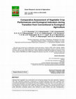 Research paper thumbnail of Comparative Assessment of Vegetable Crop Performances and Ecological Indicators during Transition from Conventional to Ecological Agriculture