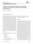 Research paper thumbnail of The impact of foreign direct investment on CO2 emissions in Turkey: new evidence from cointegration and bootstrap causality analysis