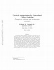 Research paper thumbnail of Physical Applications of a Generalized Clifford Calculus: Papapetrou Equations and Metamorphic Curvature, gr-qc/9710027