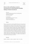 Research paper thumbnail of Between Sale and Worship: Consistent Inconsistencies in Classical Hanafi and Maliki Rulings on Marital Annulment