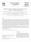 Research paper thumbnail of Biological viability of producing white shrimp Litopenaeus vannamei in seawater floating cages