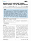 Research paper thumbnail of Modulatory Effect of Gliadin Peptide 10-mer on Epithelial Intestinal CACO-2 Cell Inflammatory Response