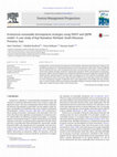 Research paper thumbnail of Ecotourism sustainable development strategies using SWOT and QSPM model: A case study of Kaji Namakzar Wetland, South Khorasan Province, Iran