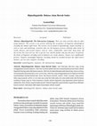 Research paper thumbnail of Hipnolinguistik: Bahasa Alam Bawah Sadar