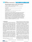 Research paper thumbnail of Superparamagnetic particles in ZSM-5–type ferrisilicates