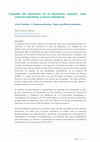 Research paper thumbnail of Causales del abandono en la educación superior, caso carreras llamativas y menos llamativas