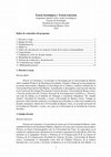 Research paper thumbnail of Programa Teoría Sociológica y Teoría Literaria - FSOC - UBA (asignatura de grado) - 2022