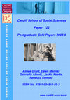 Research paper thumbnail of Postgraduate Café Papers 2008-9 P A P E R S E R I E