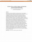 Research paper thumbnail of The Role of Nurses on Patient Compliance with Fluid Intake Restrictions during Interhemodialis