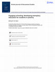 Research paper thumbnail of Engaging schooling: developing exemplary education for students in poverty