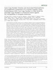 Research paper thumbnail of Gene Copy-Number Variation and Associated Polymorphisms of Complement Component C4 in Human Systemic Lupus Erythematosus (SLE): Low Copy Number Is a Risk Factor for and High Copy Number Is a Protective Factor against SLE Susceptibility in European Americans