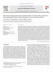 Research paper thumbnail of Fabrication of high performance polyethersulfone UF hollow fiber membranes using amphiphilic Pluronic block copolymers as pore-forming additives