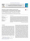 Research paper thumbnail of Fabrication of catalytic membrane contactors based on polyoxometalates and polyvinylidene fluoride intended for degrading phenol in wastewater under mild conditions