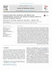 Research paper thumbnail of Composite hollow fiber membranes with different poly(dimethylsiloxane) intrusions into substrate for phenol removal via extractive membrane bioreactor