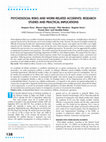 Research paper thumbnail of Psychosocial Risks and Work-Related Accidents: Research Studies and Practical Implications