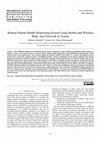 Research paper thumbnail of Remote Patient Health Monitoring System Using Mobile and Wireless Body Area Network in Yemen