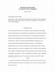 Research paper thumbnail of The Drug Court Movement: An Analysis of Tacit Assumptions