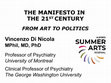 Research paper thumbnail of Alfred Summer Arts Festival - The Manifesto in the 21st Century