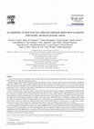 Research paper thumbnail of Acceptability of short term neo-adjuvant androgen deprivation in patients with locally advanced prostate cancer