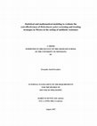 Research paper thumbnail of Statistical and mathematical modeling to evaluate the cost-effectiveness of Helicobacter pylori screening and treating strategies in Mexico in the setting of antibiotic resistance