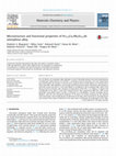 Research paper thumbnail of Microstructure and functional properties of Fe73.5Cu1Nb3Si15.5B7 amorphous alloy