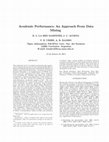 Research paper thumbnail of Academic Performance: An Approach From Data Mining