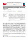 Research paper thumbnail of The Effect of School Managers' Five-Factor Personality Traits on Decision-Making Processes