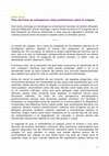 Research paper thumbnail of Tirar del freno de emergencia: Notas preliminares sobre el colapso