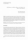 Research paper thumbnail of The Purpose of the Ritual Baths in the Tombs of the Kings: A New Proposal