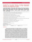 Research paper thumbnail of Classification and clinical behavior of blastic plasmacytoid dendritic cell neoplasms according to their maturation-associated immunophenotypic profile