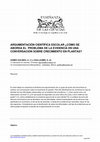 Research paper thumbnail of Argumentación Científica Escolar¿ Cómo Se Aborda El Problema De La Evidencia en Una Conversación Sobre Crecimiento en …