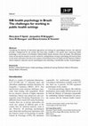 Research paper thumbnail of SIB health psychology in Brazil: The challenges for working in public health settings