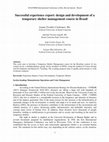 Research paper thumbnail of Successful Experience Report: Design and Development of a Temporary Shelter Management Course in Brazil