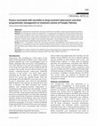 Research paper thumbnail of Factors associated with mortality to drug-resistant tuberculosis and their programmatic management in treatment centres of Punjab, Pakistan