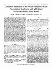 Research paper thumbnail of Computer Simulation of the Wolff-Parkinson-White Preexcitation Syndrome with a Modified Miller-Geselowitz Heart Model