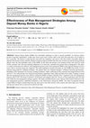 Research paper thumbnail of Effectiveness of Risk Management Strategies Among Deposit Money Banks in Nigeria