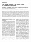 Research paper thumbnail of Plant Genome Resources at the National Center for Biotechnology Information