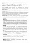 Research paper thumbnail of Teaching and Learning during COVID-19 Crisis: Faculty Preparedness and Factors Influencing the Use of E-learning Platform at the College of Medicine and Health Sciences, University of Rwanda