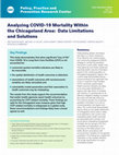 Research paper thumbnail of Analyzing COVID-19 Mortality Within the Chicagoland Area