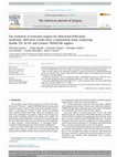 Research paper thumbnail of The evolution of transanal surgery for obstructed defecation syndrome: Mid-term results from a randomized study comparing double TST 36 HV and Contour TRANSTAR staplers