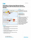 Research paper thumbnail of Paleolithic to Bronze Age Siberians Reveal Connections with First Americans and across Eurasia