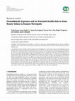 Research paper thumbnail of Formaldehyde Exposure and Its Potential Health Risk in Some Beauty Salons in Kumasi Metropolis